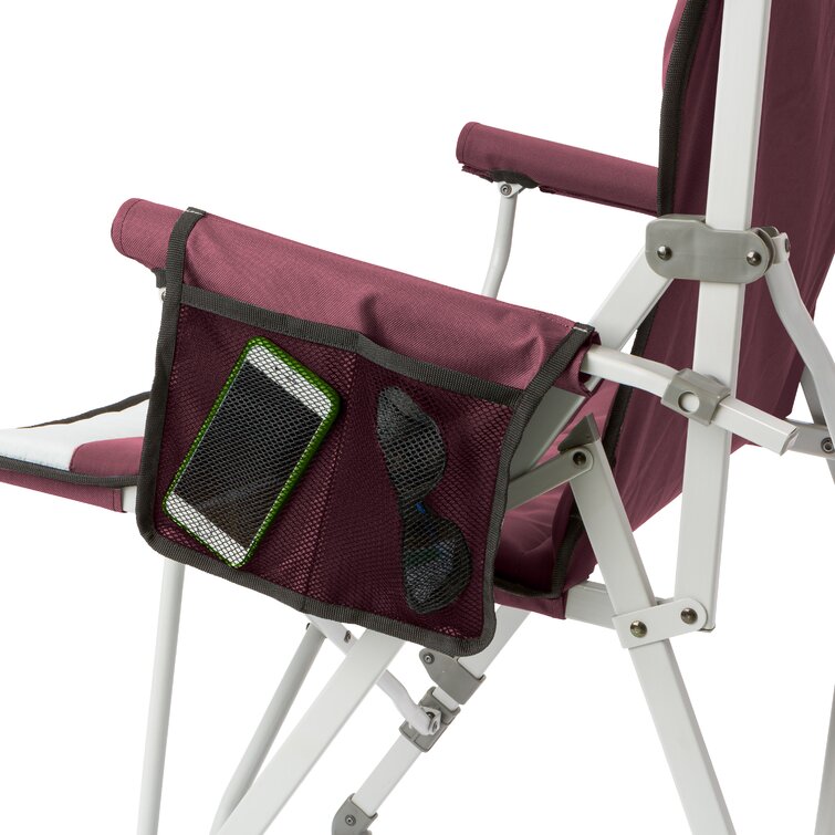 CORE 300 Pound Capacity Polyester Padded Hard Arm Chair with Carry